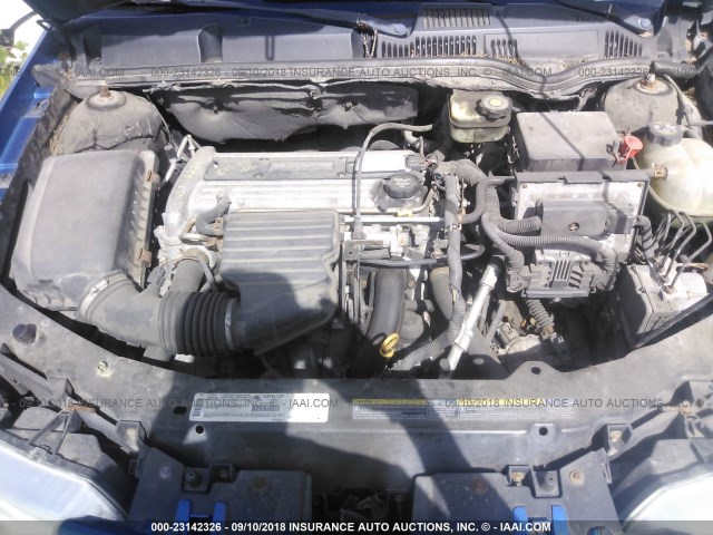 1G8AL52FX3Z152856 - 2003 SATURN ION LEVEL 3 BLUE photo 10