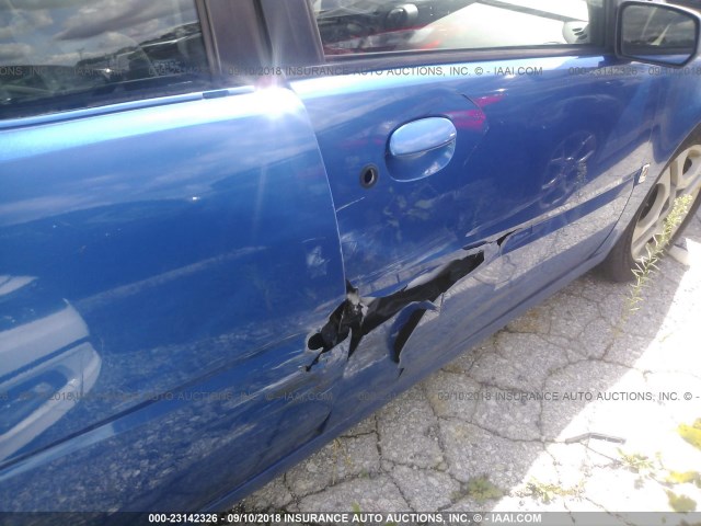 1G8AL52FX3Z152856 - 2003 SATURN ION LEVEL 3 BLUE photo 6