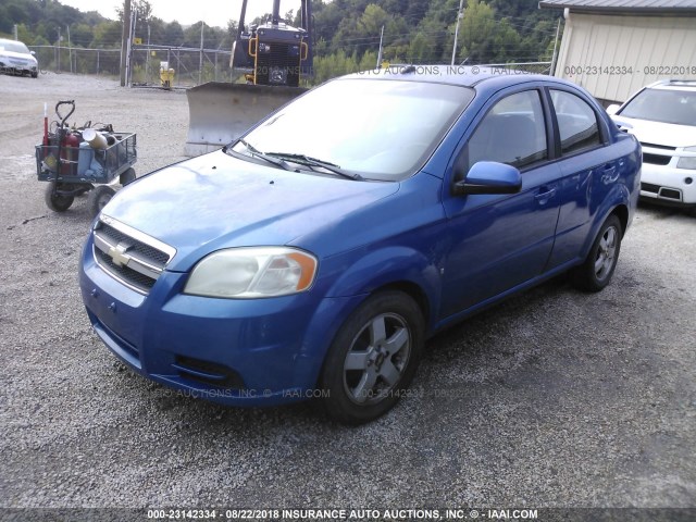 KL1TD56E29B610721 - 2009 CHEVROLET AVEO LS/LT 蓝色 照片 2