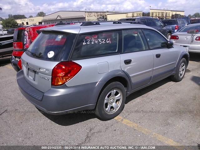 4S4BP61C477320287 - 2007 SUBARU LEGACY SILVER photo 4