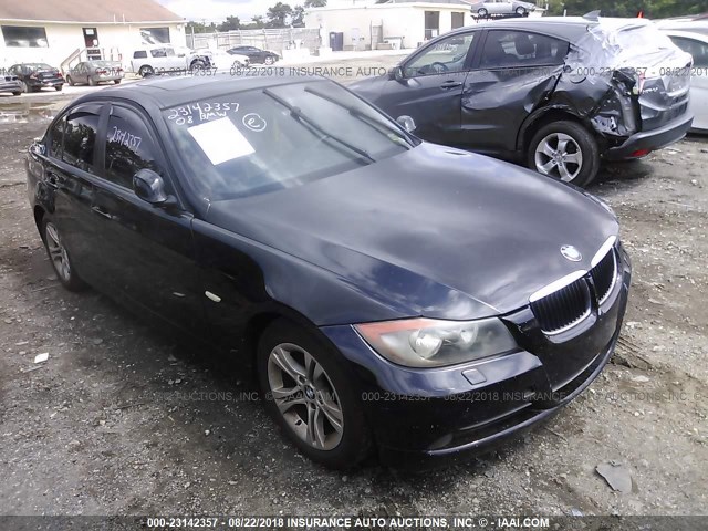 WBAVC73558KP38354 - 2008 BMW 328 XI SULEV BLACK photo 1