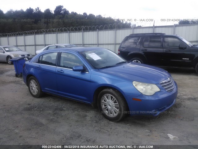 1C3LC56R17N506770 - 2007 CHRYSLER SEBRING TOURING Light Blue photo 1