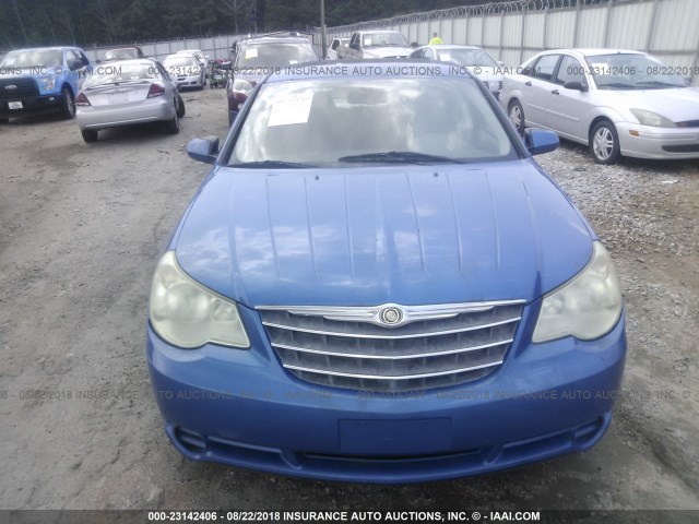 1C3LC56R17N506770 - 2007 CHRYSLER SEBRING TOURING Light Blue photo 6