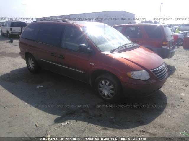 2A4GP54L06R729359 - 2006 CHRYSLER TOWN & COUNTRY TOURING RED photo 1