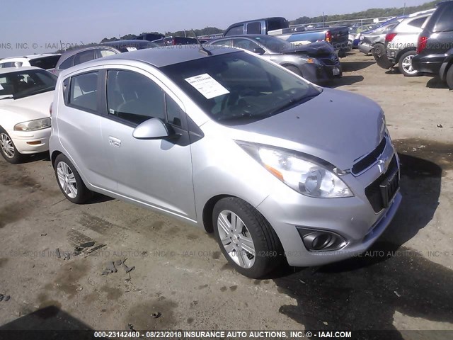 KL8CD6S95EC426569 - 2014 CHEVROLET SPARK 1LT SILVER photo 1