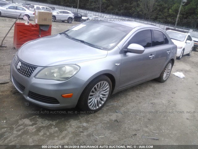 JS2RE9A34B6110528 - 2011 SUZUKI KIZASHI SE SILVER photo 2