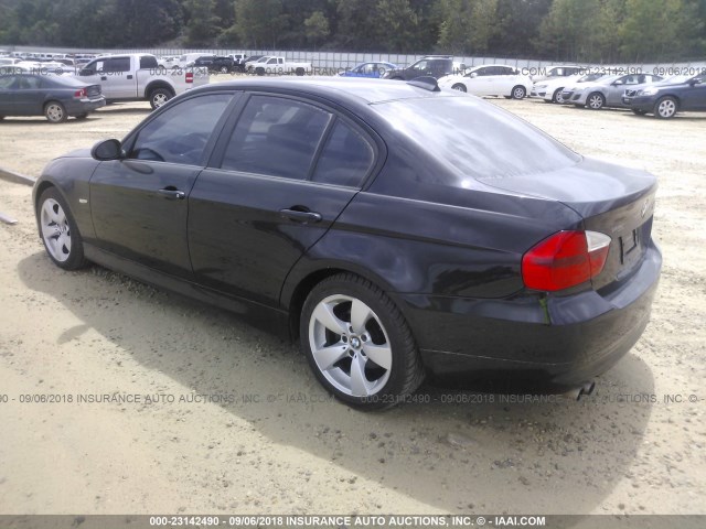 WBAVB17586NK35133 - 2006 BMW 325 BLACK photo 3