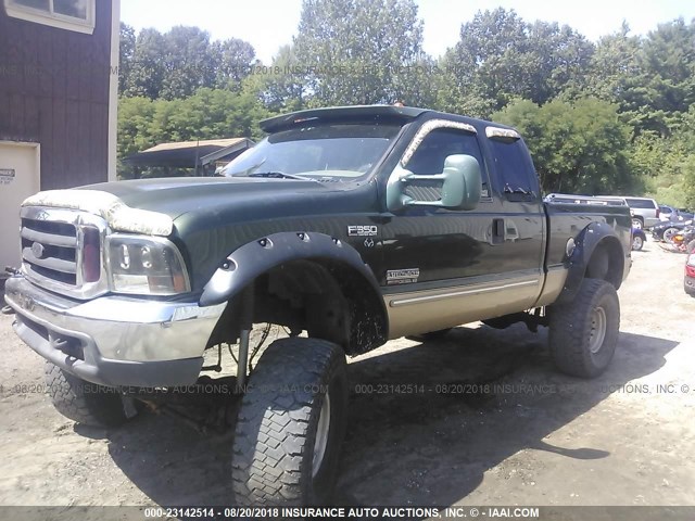 1FTSX31F1YEB64574 - 2000 FORD F350 SRW SUPER DUTY GREEN photo 6