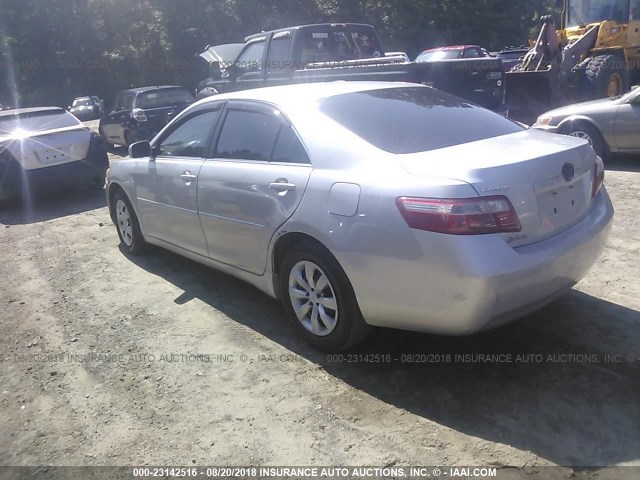 4T1BE46K97U182791 - 2007 TOYOTA CAMRY NEW GENERAT CE/LE/XLE/SE SILVER photo 3