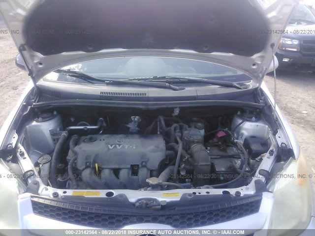 JTKKT624660158184 - 2006 TOYOTA SCION XA ვერცხლისფერი ფოტო 10