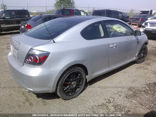 JTKDE167880254234 - 2008 TOYOTA SCION TC 银色 照片 4