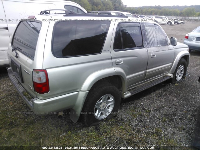 JT3GN87R3Y0141051 - 2000 TOYOTA 4RUNNER LIMITED SILVER photo 4