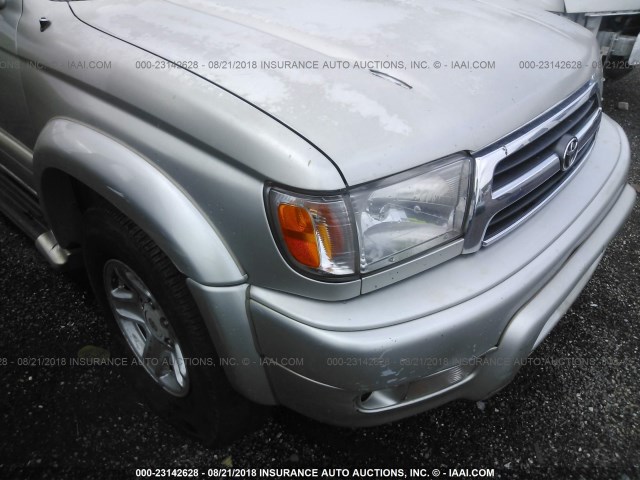 JT3GN87R3Y0141051 - 2000 TOYOTA 4RUNNER LIMITED SILVER photo 6
