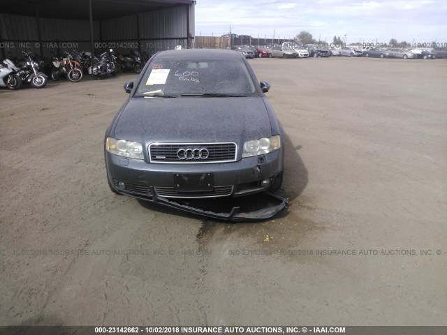 WAULC68E45A009919 - 2005 AUDI A4 1.8T QUATTRO/SPECIAL GRAY photo 6