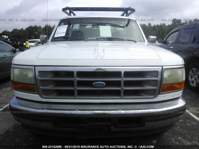 1FTEF14HXTLB55992 - 1996 FORD F150 WHITE photo 6