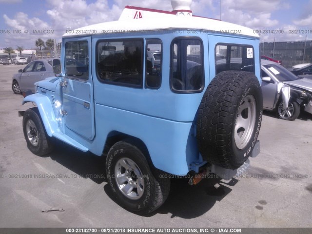 FJ40927272 - 1981 TOYOTA LAND CRUISER  BLUE photo 3