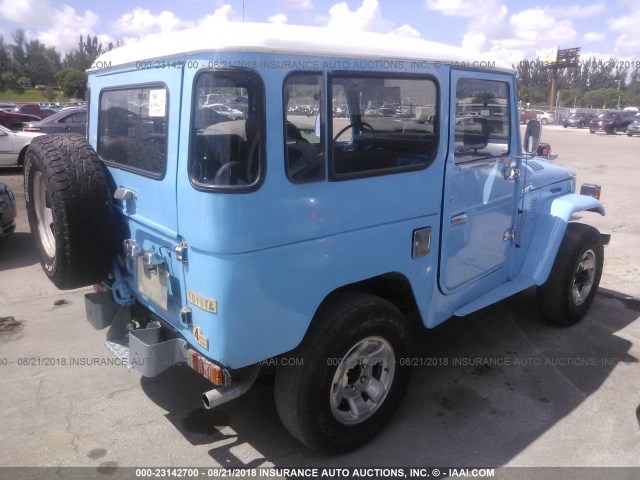 FJ40927272 - 1981 TOYOTA LAND CRUISER  BLUE photo 4