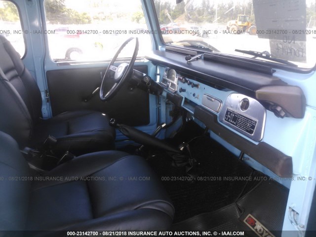 FJ40927272 - 1981 TOYOTA LAND CRUISER  BLUE photo 5