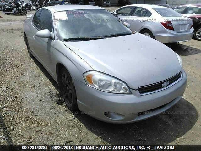 2G1WN151769284219 - 2006 CHEVROLET MONTE CARLO LTZ GRAY photo 1