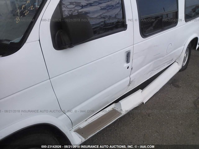 1FDEE14H3RHB72871 - 1994 FORD ECONOLINE E150 VAN WHITE photo 6