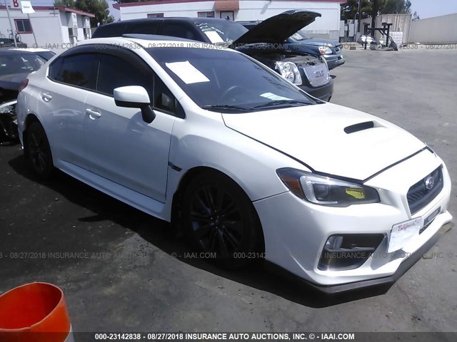 JF1VA1D67F9829794 - 2015 SUBARU WRX PREMIUM WHITE photo 1