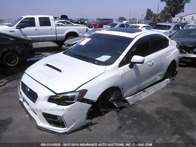 JF1VA1D67F9829794 - 2015 SUBARU WRX PREMIUM WHITE photo 2