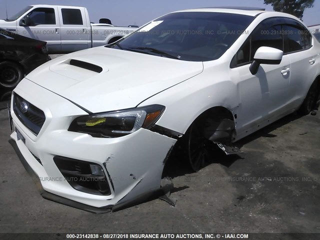 JF1VA1D67F9829794 - 2015 SUBARU WRX PREMIUM WHITE photo 6