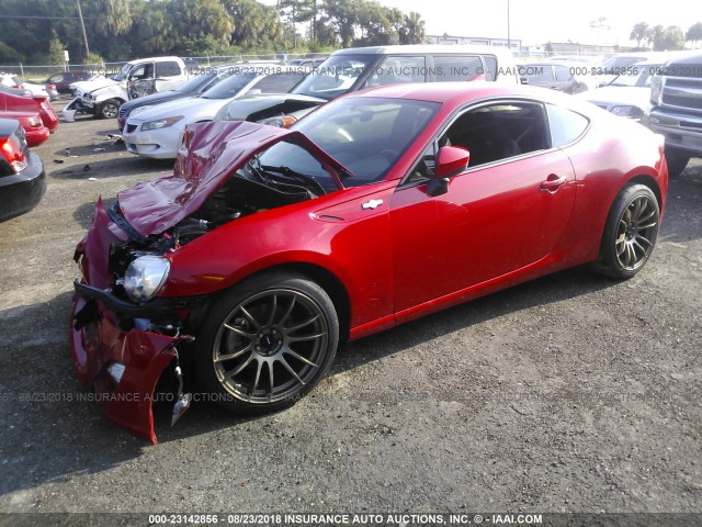 JF1ZNAA1XG9703025 - 2016 TOYOTA SCION FR-S RED photo 2