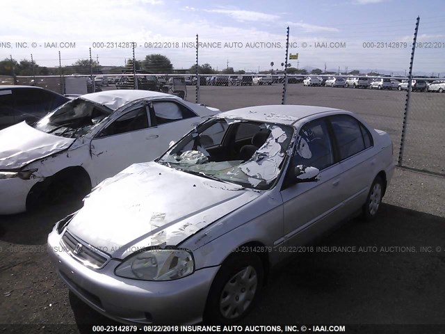 2HGEJ6615YH578061 - 2000 HONDA CIVIC SE SILVER photo 2