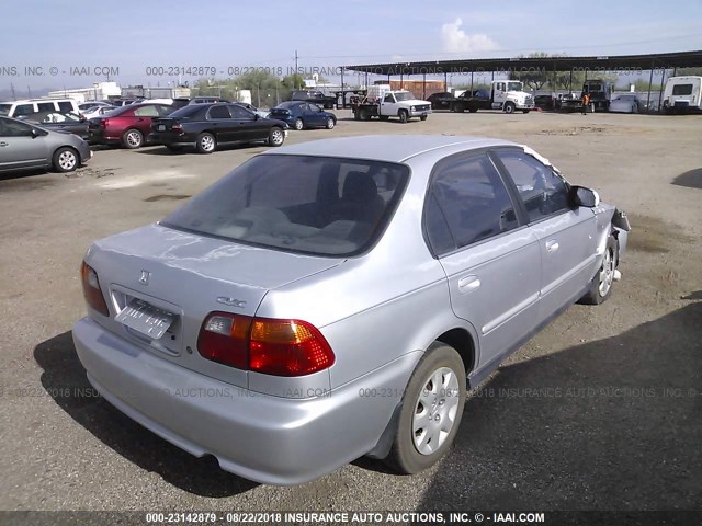 2HGEJ6615YH578061 - 2000 HONDA CIVIC SE SILVER photo 4