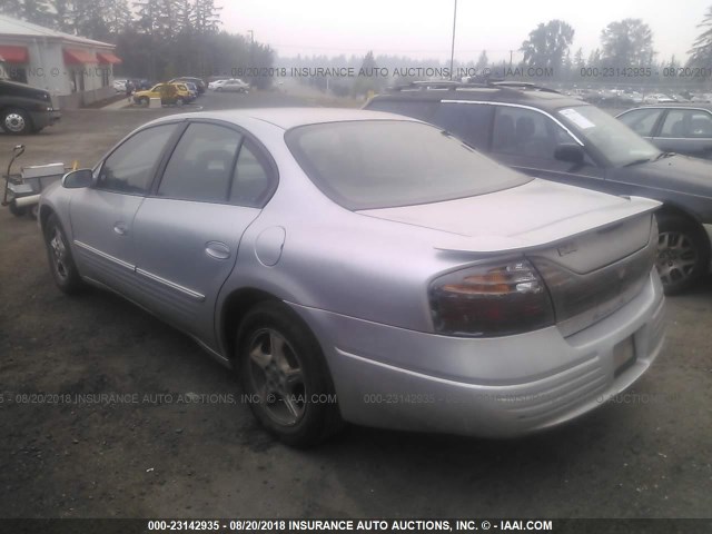 1G2HX54K324168402 - 2002 PONTIAC BONNEVILLE SE SILVER photo 3