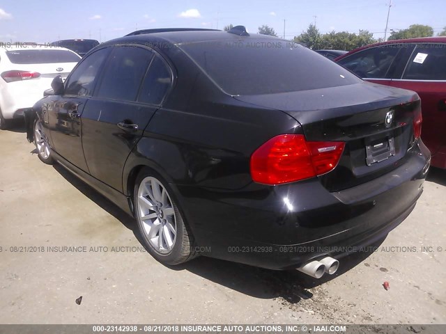 WBAPH7C51BE461833 - 2011 BMW 328 I BLACK photo 3