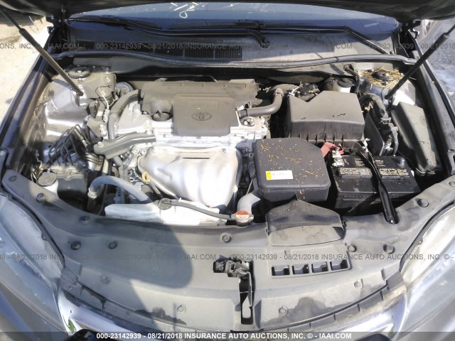 4T1BF1FK6GU261380 - 2016 TOYOTA CAMRY LE/XLE/SE/XSE GRAY photo 10
