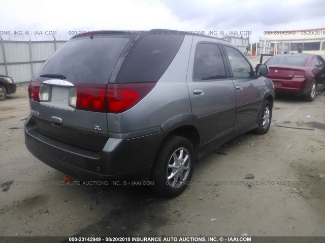 3G5DA03E04S501529 - 2004 BUICK RENDEZVOUS CX/CXL SILVER photo 4