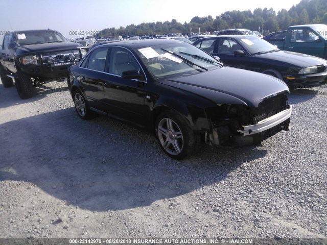 WAUDF78EX8A024902 - 2008 AUDI A4 2.0T QUATTRO BLACK photo 1