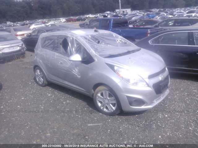 KL8CD6S93FC733580 - 2015 CHEVROLET SPARK 1LT SILVER photo 1