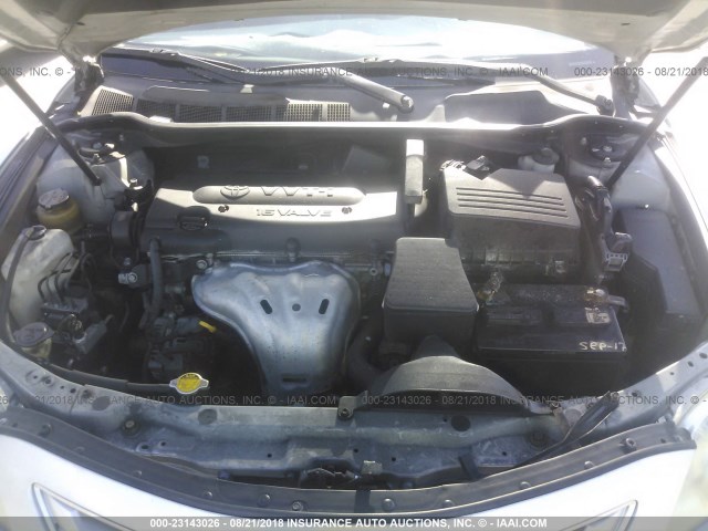 4T1BE46K57U724081 - 2007 TOYOTA CAMRY NEW GENERAT CE/LE/XLE/SE SILVER photo 10