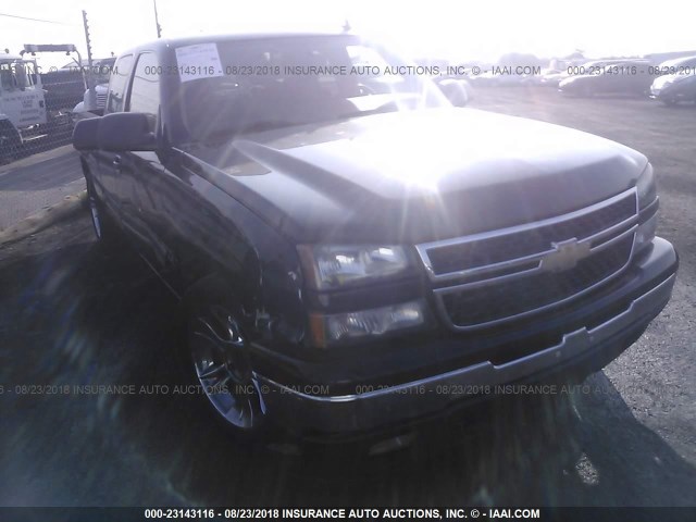 1GCEC19V77Z173733 - 2007 CHEVROLET SILVERADO C1500 CLASSIC BLACK photo 1