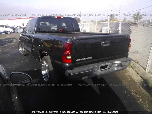 1GCEC19V77Z173733 - 2007 CHEVROLET SILVERADO C1500 CLASSIC BLACK photo 3
