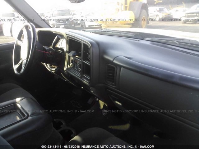 1GCEC19V77Z173733 - 2007 CHEVROLET SILVERADO C1500 CLASSIC BLACK photo 5