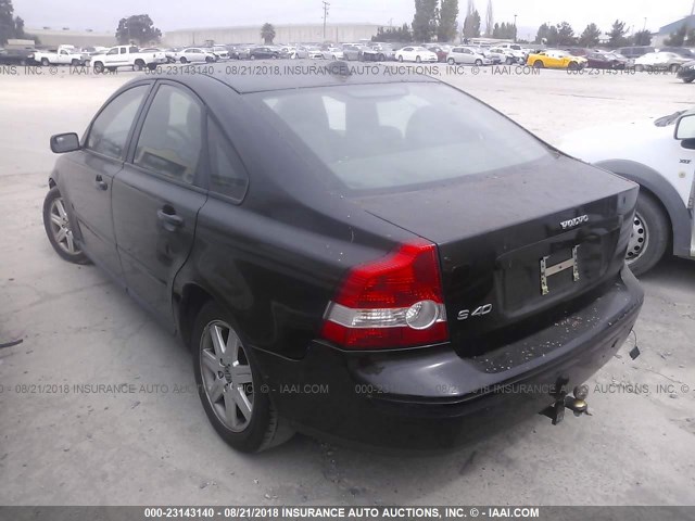 YV1MS382062222676 - 2006 VOLVO S40 2.4I BLACK photo 3