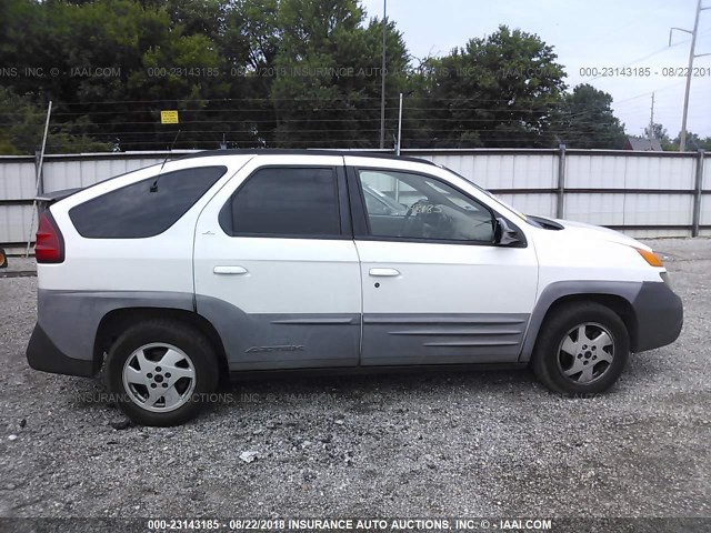 3G7DB03E51S534901 - 2001 PONTIAC AZTEK WHITE photo 6