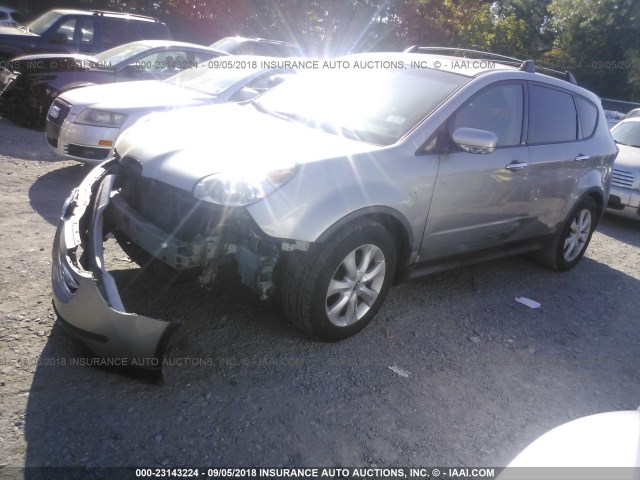 4S4WX85C164419253 - 2006 SUBARU B9 TRIBECA 3.0 H6/3.0 H6 LIMITED SILVER photo 2