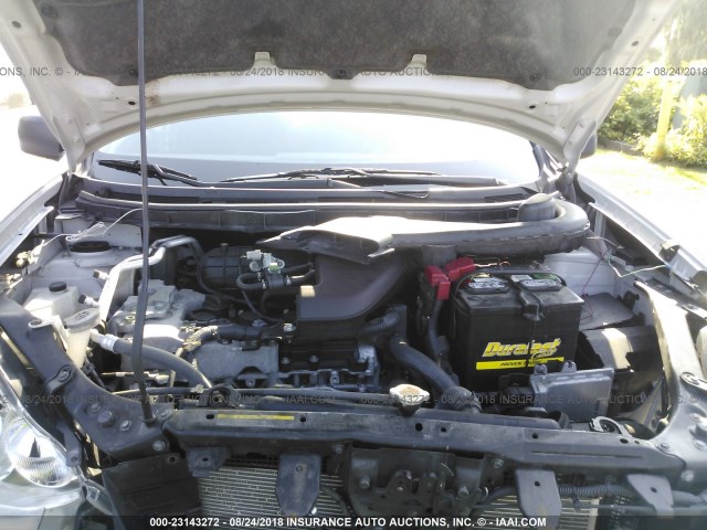 JN8AS5MV3BW685701 - 2011 NISSAN ROGUE S/SV/KROM SILVER photo 10