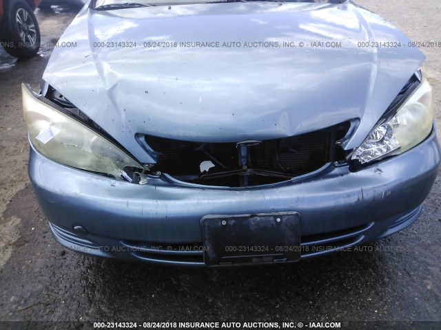 4T1BE32K43U723286 - 2003 TOYOTA CAMRY LE/XLE/SE Көк фото 6