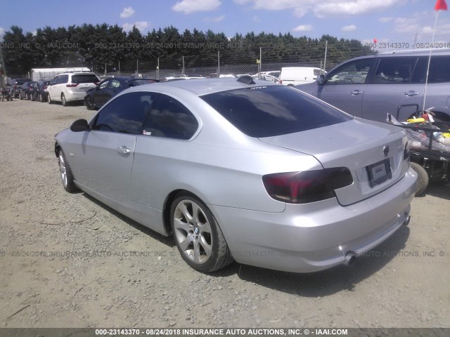 WBAWB73548P044409 - 2008 BMW 335 I SILVER photo 3