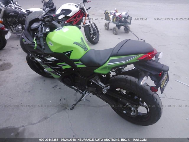 JKAEX8B10EA004048 - 2014 KAWASAKI EX300 B GREEN photo 3