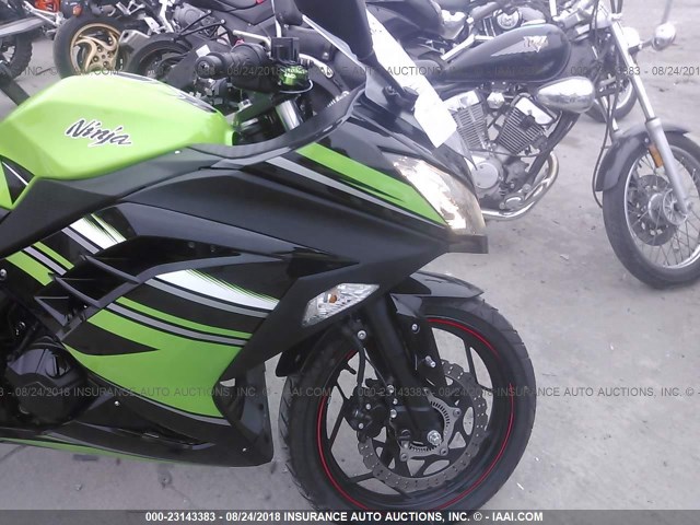 JKAEX8B10EA004048 - 2014 KAWASAKI EX300 B GREEN photo 5