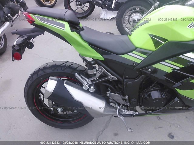 JKAEX8B10EA004048 - 2014 KAWASAKI EX300 B GREEN photo 6