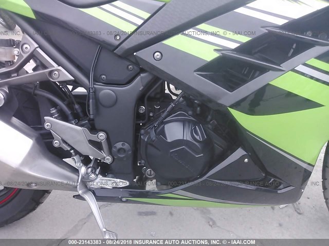 JKAEX8B10EA004048 - 2014 KAWASAKI EX300 B GREEN photo 8